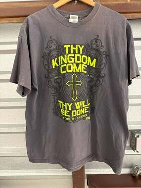 Kerusso 2013 Thy Kingdom Come Christian Graphic T-Shirt XL